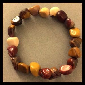 Natural Mookaite (Australian Jasper) Bracelet